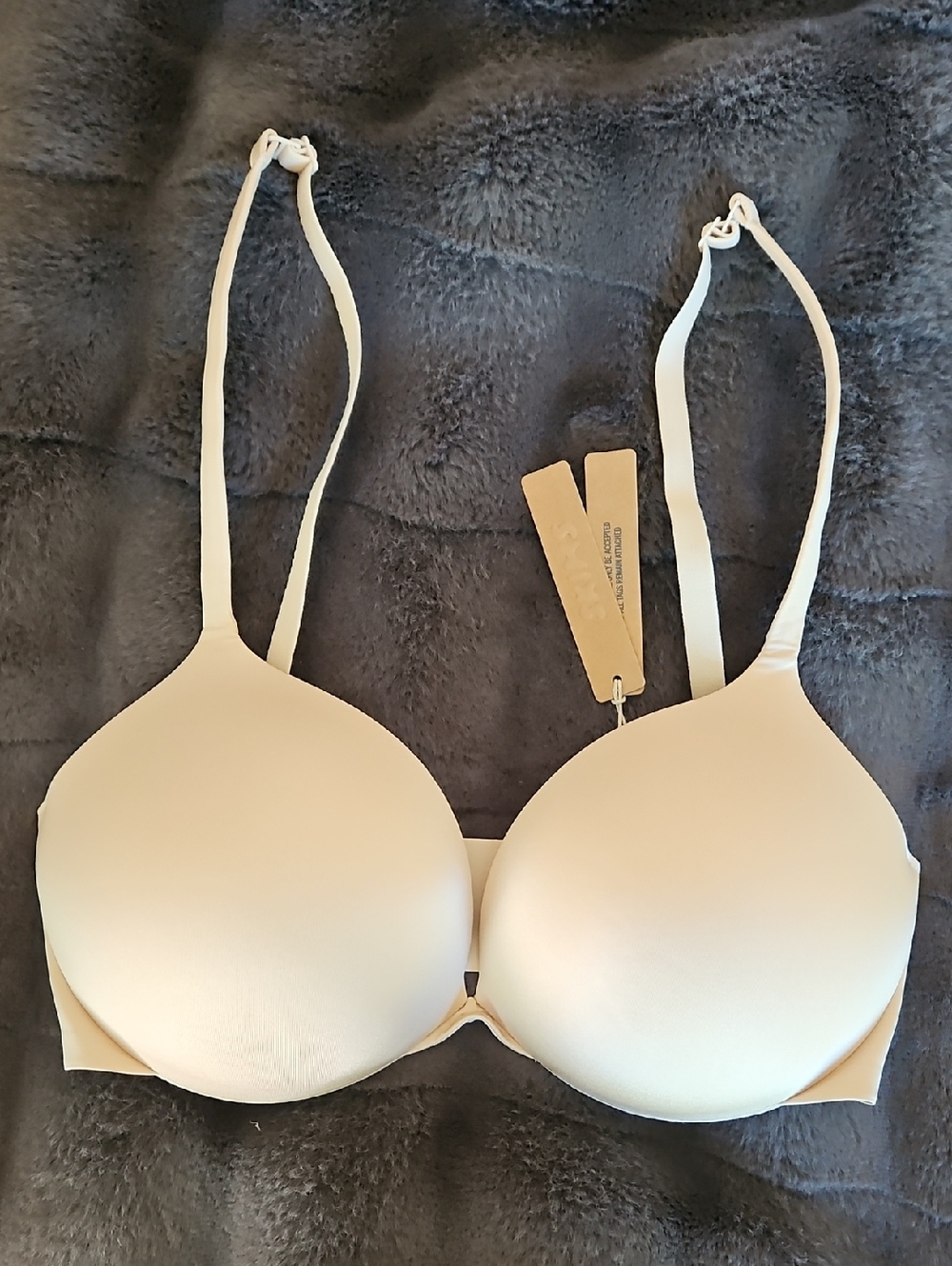 Skims Push Up Plunge Bra 32DD Sand